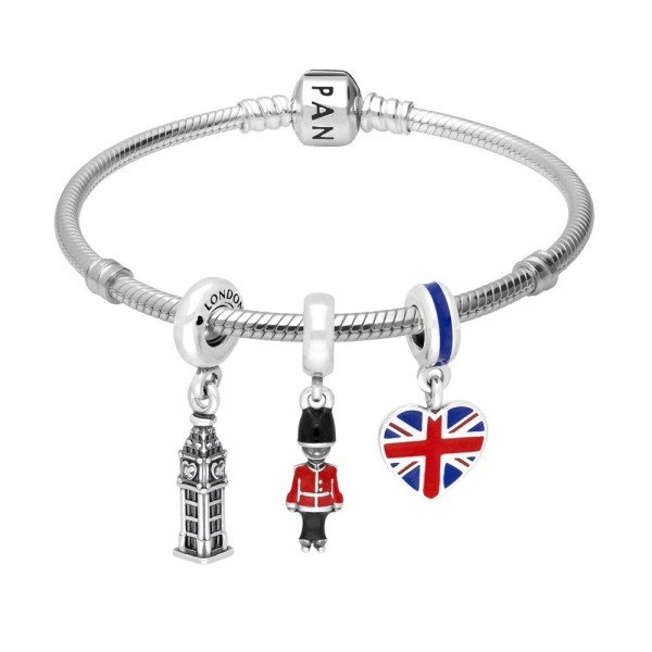 Pandora Bracelet-Best Of British Travel Complete