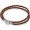 Pandora Bracelet-Brown Double Braided-Leather