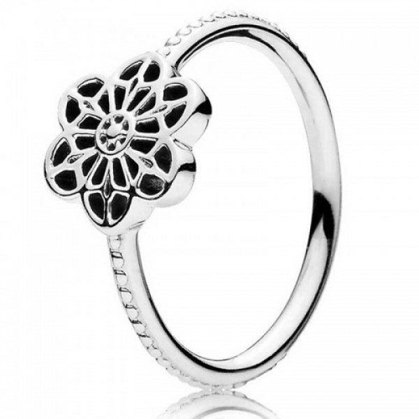 Pandora Ring-Floral Daisy Lace Floral